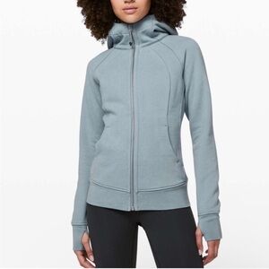 Lululemon Scuba Hoodie *Light Cotton Fleece Color Chambray Size 8